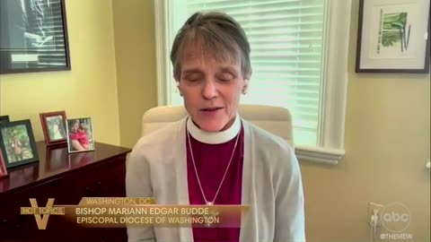 Woke "Bishop" who used a prayer service to lecture Trump over transgenderism