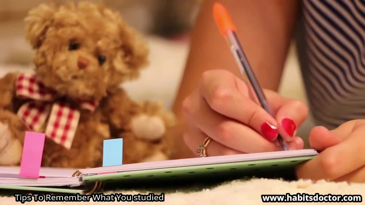 Tips To Remember What You studied