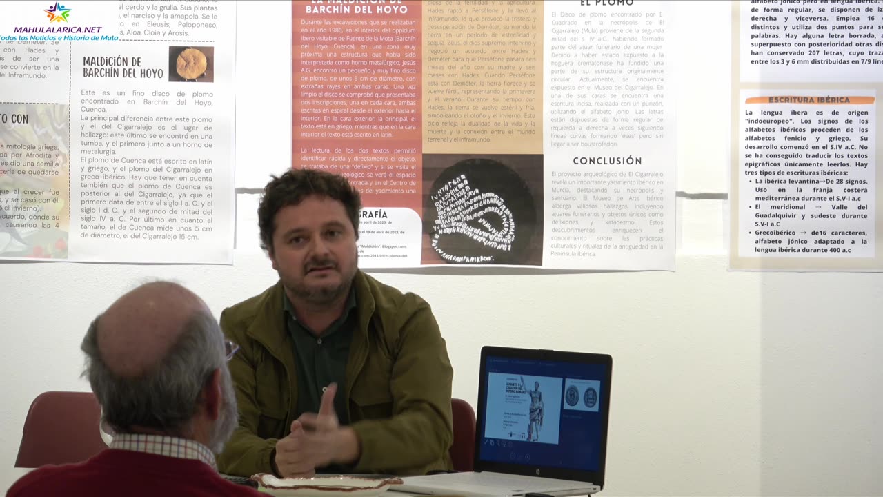 Conferencia sobre Augusto y la creación del Imperio Romano por Dº Carlos Espí Forcén.