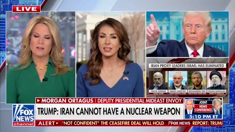 Morgan Ortagus warns Iran about nuclear weapons thru maximum pressure campaign