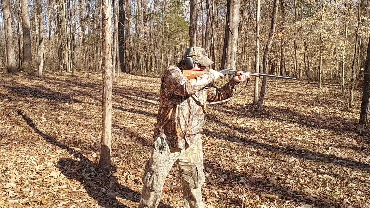 Evaluating Smokey Hand Loads in .410 bore 2.5" shell with 1/2 ozs of #5 shot.