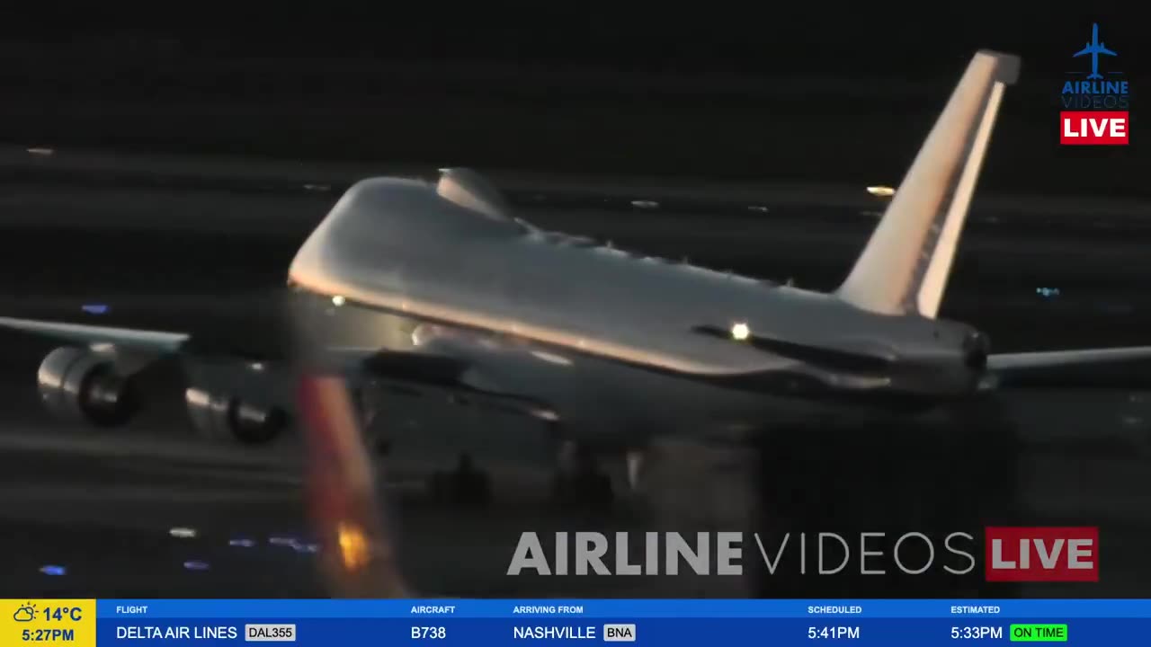 US 'doomsday plane' touches down in Washington