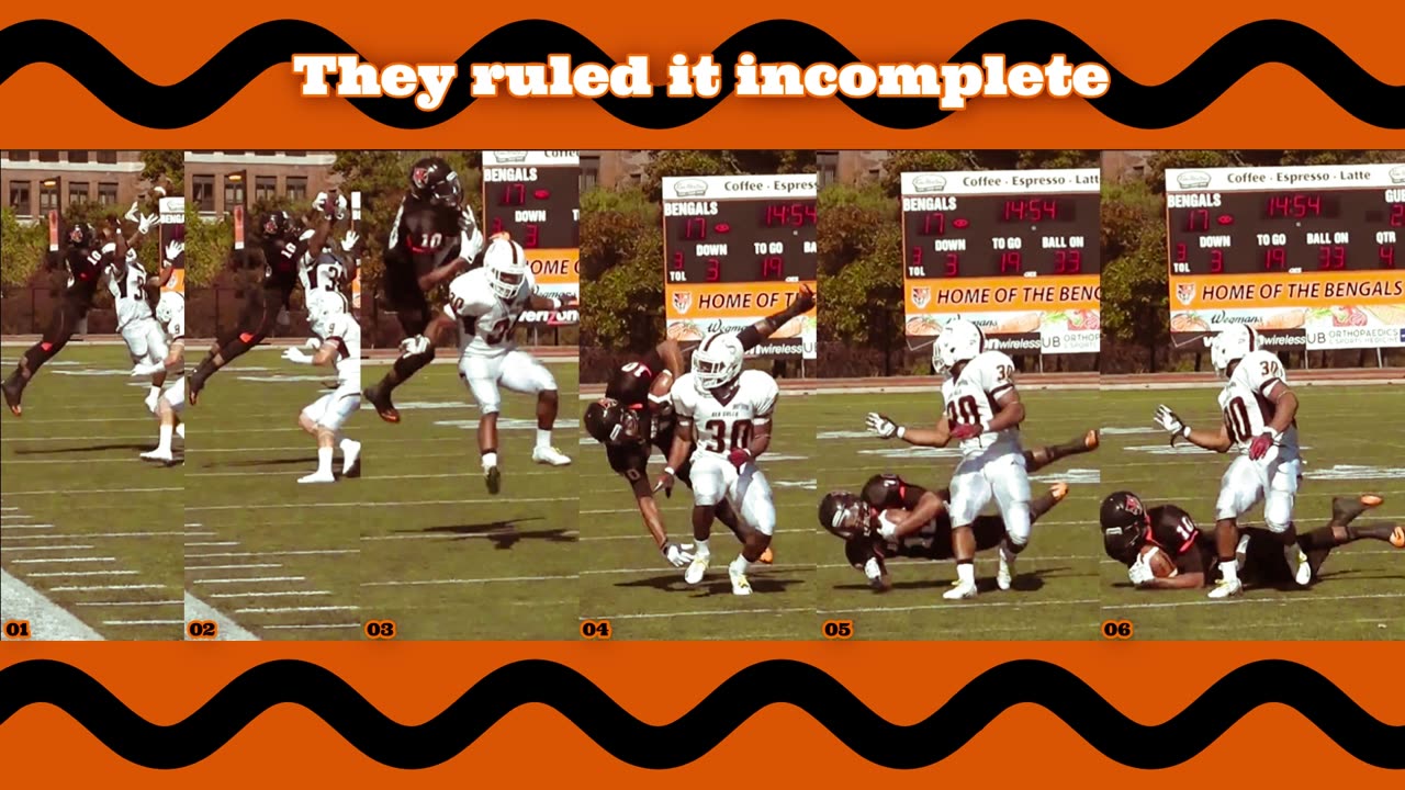 Prototype 457: They ruled this an Incomplete Pass