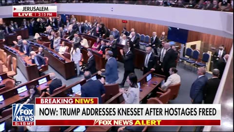 🚨BREAKING: Two Pro-Hamas agitators INTERRUPTED President Trump's speech...