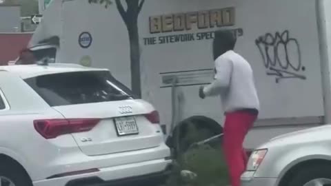 Road Rage NYC: Chain VS Baseball Bat