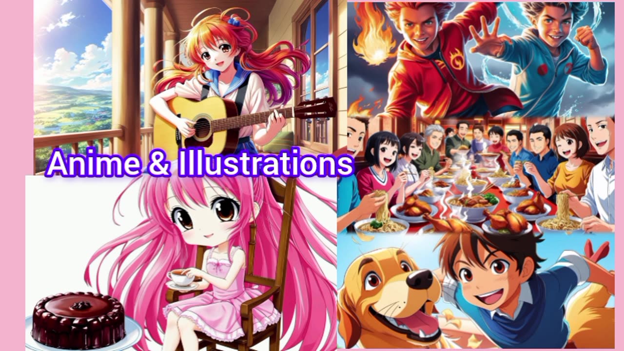 Ai arts,social media thumbnails and post