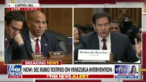 Sen. Cory Booker tries GOTCHA attempt on Sec. Marco Rubio — it backfires INSTANTLY
