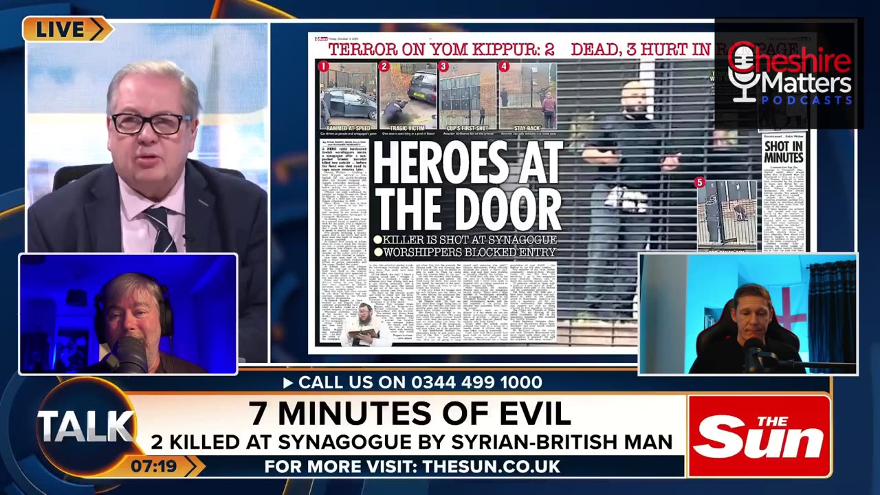 Attack on Manchester Synagogue, deaths confirmed. George Galloway arrest and so much more.
