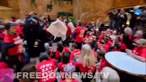 Dozens of scumbags have OCCUPIED Trump TOWER in NYC chanting "Free