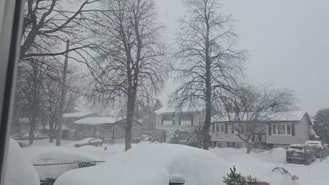 Snowfall in Canada January 2026