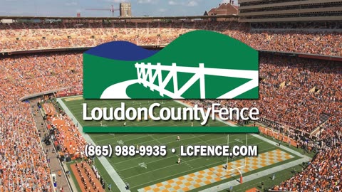 UT Vols Neyland Stadium - Loudon County fence