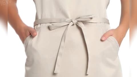 Stylish Adjustable Bib Apron – Perfect for Cooking, Baking & Kitchen Fun! 👩‍🍳👨‍🍳