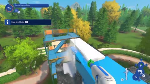 Relaxing and power washing things. Palworld later.