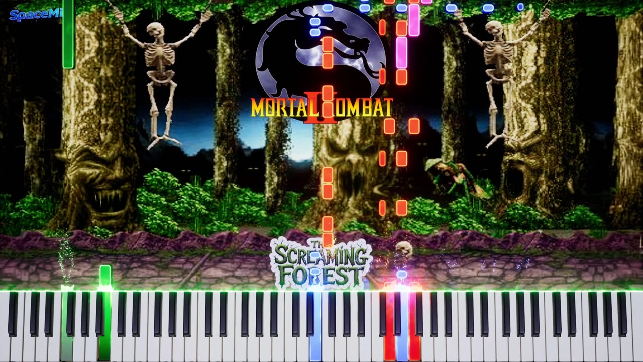 Mortal Kombat 2 ☯️ The Screaming Forest 🎹MIDI
