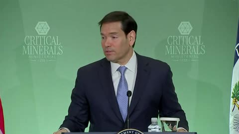 🚩Sec Marco Rubio Hosts Critical Minerals Global Energy & Supply Security