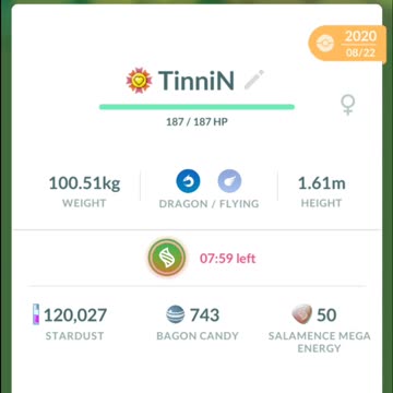 Pokemon Go Mega Evolution: Salamence