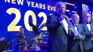 Message from President Donald J. Trump. New Year's Eve 2025!