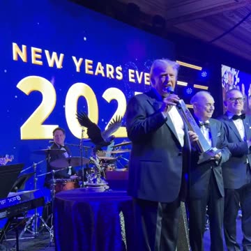 Message from President Donald J. Trump. New Year's Eve 2025!