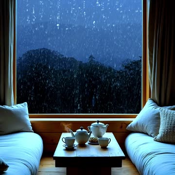 cozy rain in cabin#cozy cottage with rain#rain sounds for sleeping#sleep ambience#sleepaid |