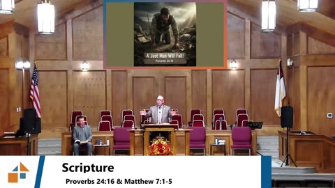 Pastor Robb Foreman // A Just Man Will Fall!