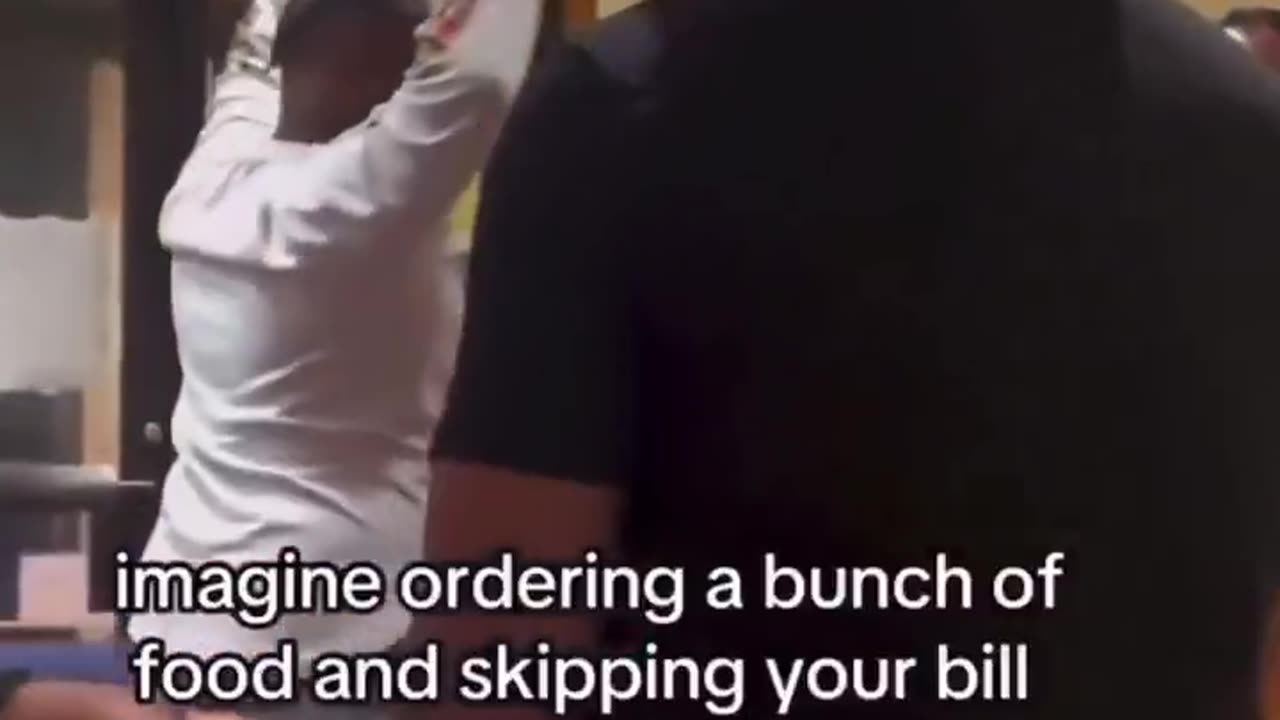 Ordering A bunch Of Food, Refusing To Pay, Then Getting In Fight With Staff