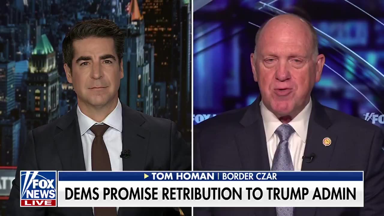20 Jesse Watters on X JUST IN Tom Homan has A MESSAGE for the Democrats
