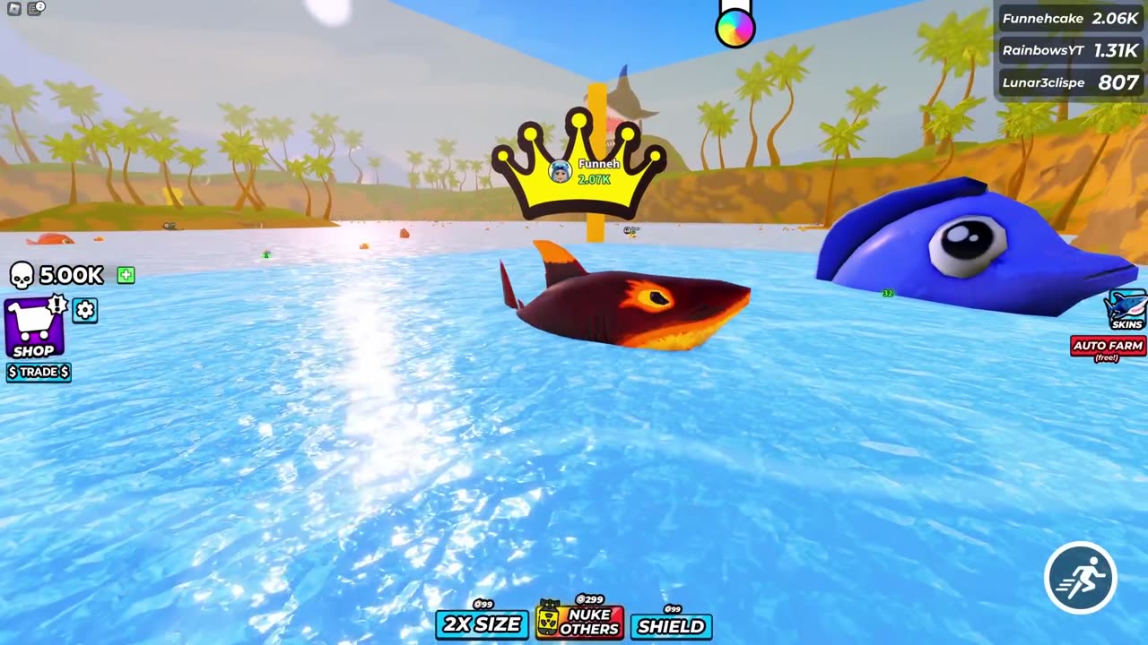 I TRANSFORMED Into a GIANT SHARK in Roblox... It’s TERRIFYING! 🦈💥