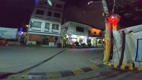 Dimatimbangan Street corner E. Factor Road in Paranaque City in the Philippines