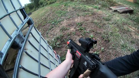 Airsoft Noob somehow doesn't get hit at all !? | BlackWater Marsh Airsoft Grand Re-Opening