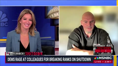 Fetterman Says MSNBC Shut Him Out After He Broke with Democrats: 'They Stopped Inviting Me'
