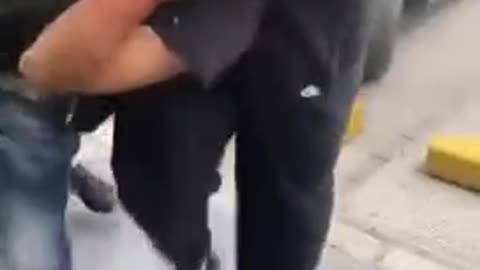 This armed robbery definitely failed