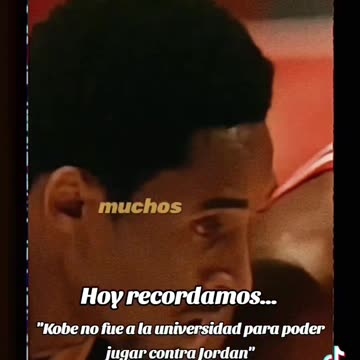 "Kobe no fue a la universidad para poder jugar contra Jordan"