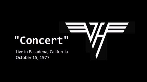Van Halen - Live in Pasadena Pasadena, California October 15, 1977 (Soundboard)