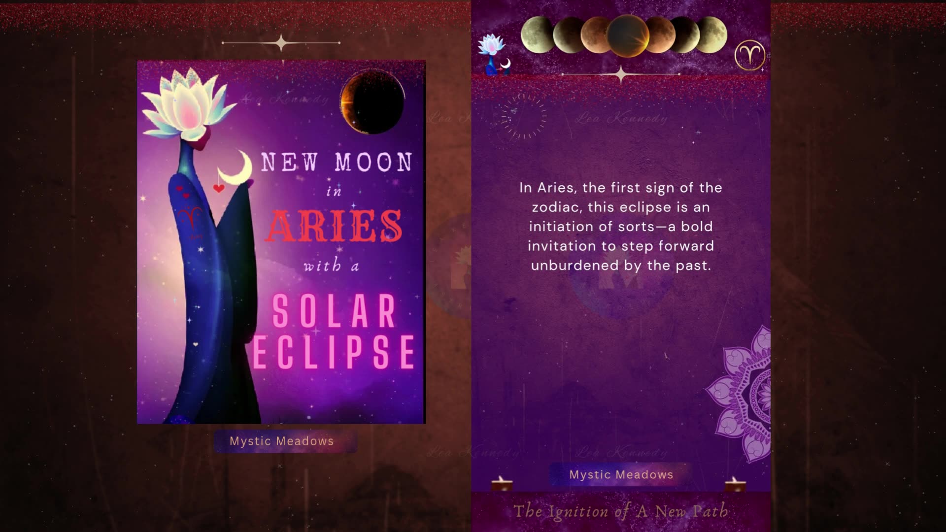 New Moon Solar Eclipse in ARIES 🔥