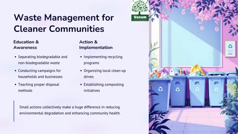 Vanam India Foundation: Promoting Sustainability Through Trees and Waste Management
