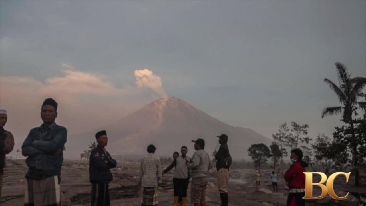Mount Semeru volcano eruption in Indonesia prompts evacuations