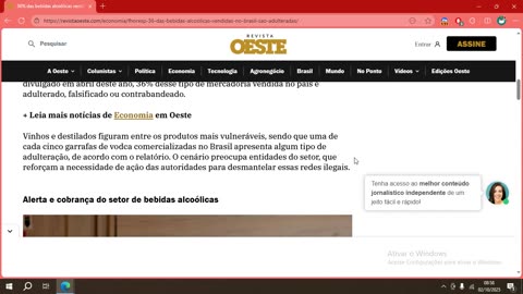 36% das bebidas alcoólicas vendidas no Brasil são adulteradas.mp4