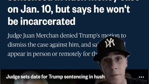 Judge orders Trump to be sentenced in hush money case on Jan. 10, but says he won't be incarcerated