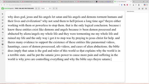 my problems with god, jesus and the angels