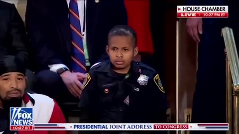 🤍👮🏾‍♀️13-year-old D.J. Daniel - Respected by President Trump