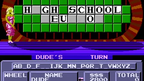 NES Longplay 626 Wheel of Fortune