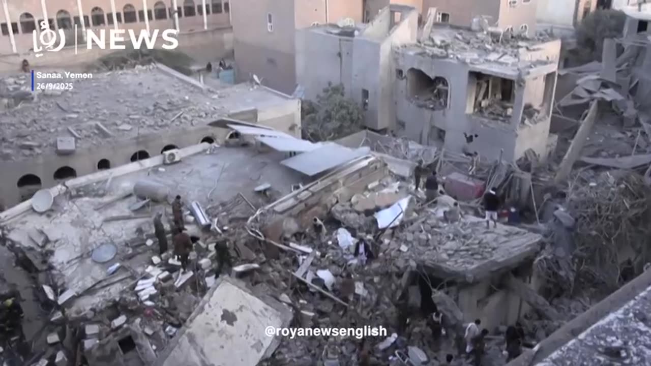 Aftermath of massive ‘Israeli’ strikes on Gaza City