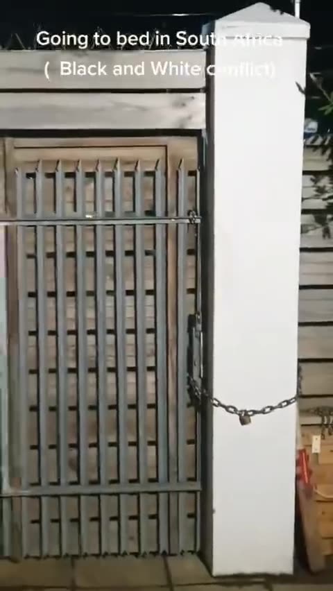 How normal White people prepare for bedtime in South Africa..