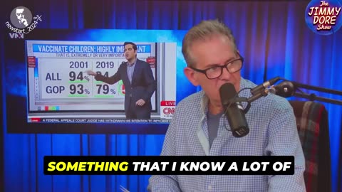 Jimmy Dore discusses skepticism and declining trust in vaccines and public health institutions