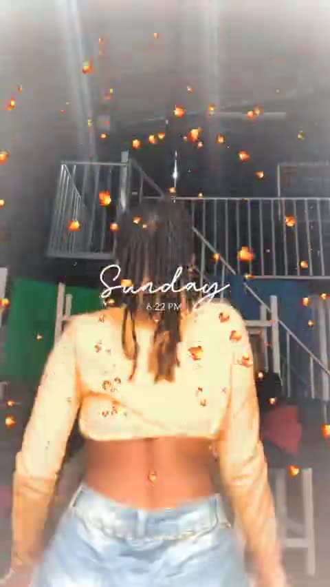 Whining in front of the camera.