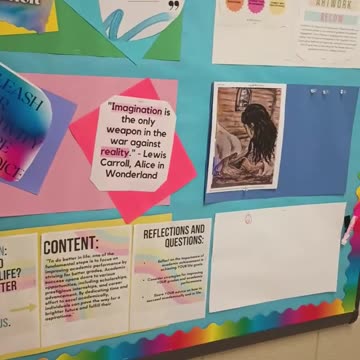 my college featured my art