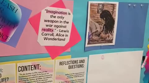 my college featured my art