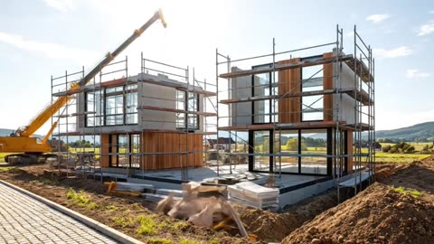 Luxury Modern Villa with Wood & Stone Accents