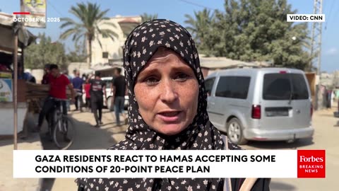 We Cautiously Received The News : Gaza Residents React To Hamas Accepting Some Terms Of Peace Plan