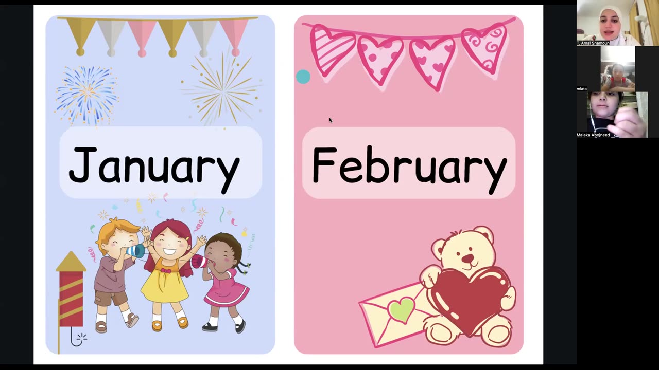 Days and months Class (12)